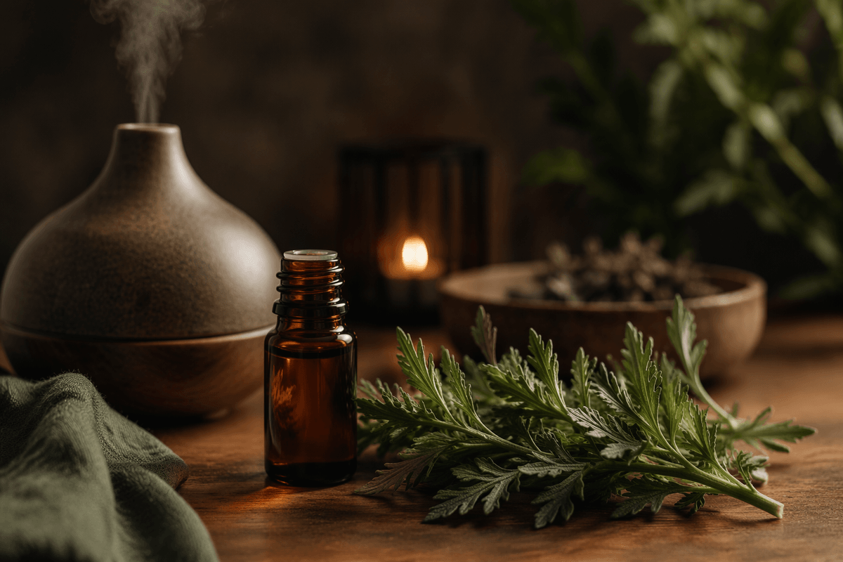 Mugwort Essential Oil Benefits, Aroma Uses, and Safety Notes