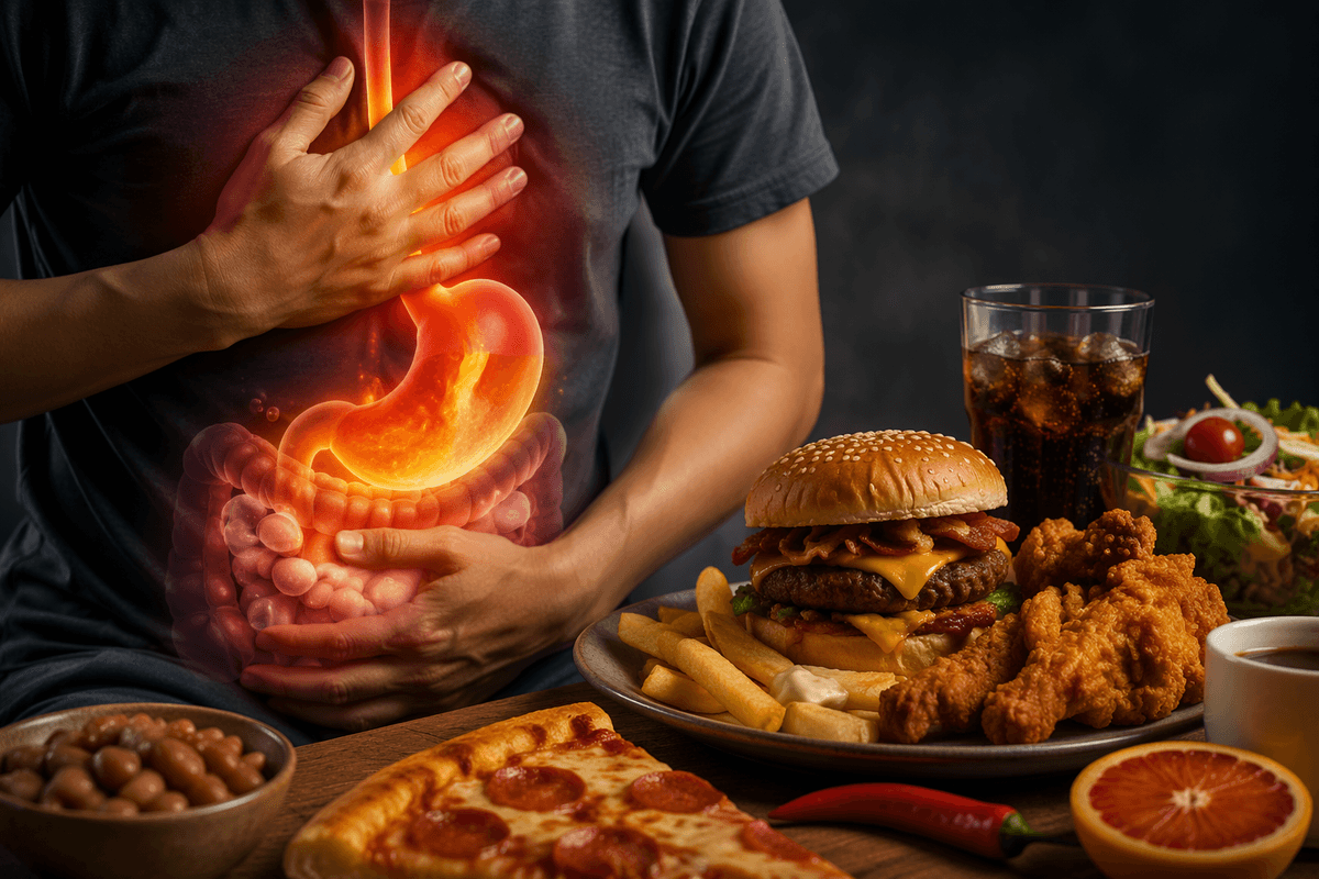 Foods That Commonly Trigger Acid Reflux and Bloating
